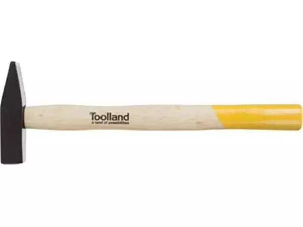 Een Toolland hamer met houten handgreep, 300 g koop je bij ShopXPress