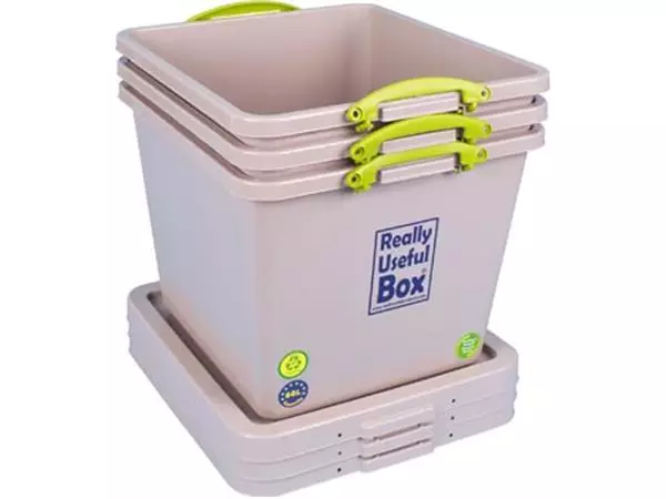 Een Really Useful Box Recycled opbergdoos 60 l, nestbaar, grijs koop je bij ShopXPress