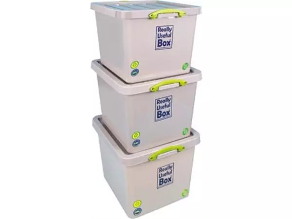 Buy your Really Useful Box Recycled opbergdoos 60 l, nestbaar, grijs at Supplierz BV