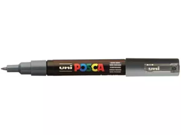 Een Uni POSCA paintmarker PC-1MC, 0,7 mm, leigrijs koop je bij ShopXPress