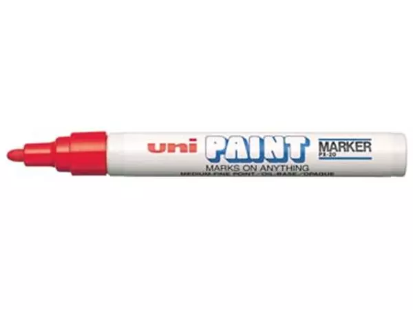 Een Uni Paint Marker PX-20 rood koop je bij ShopXPress