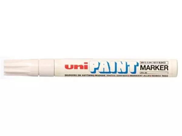 Een Uni Paint Marker PX-20 wit koop je bij ShopXPress