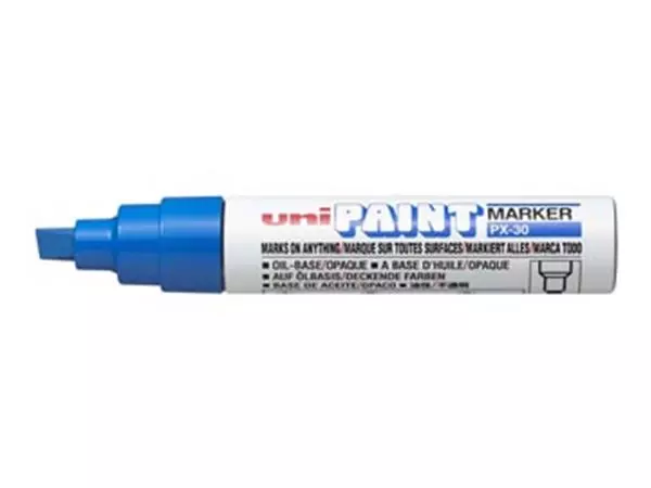 Een Uni Paint Marker PX-30 blauw koop je bij ShopXPress