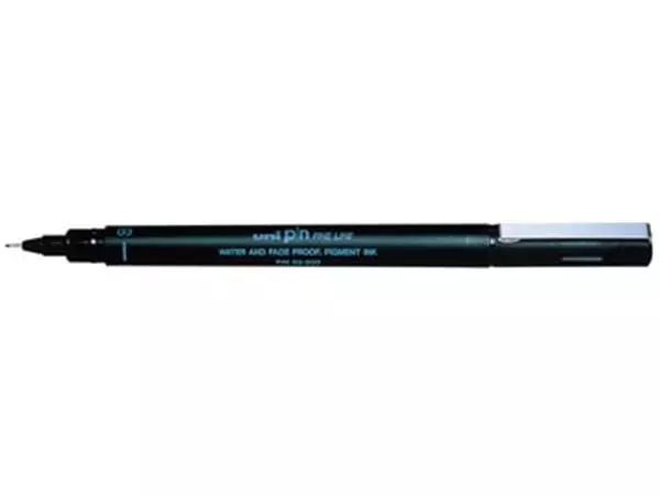 Een Uni Pin fineliner, ronde punt, 0,3 mm, zwart koop je bij ShopXPress