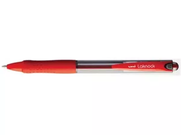Een Uni-ball balpennen Laknock schrijfbreedte 0,4 mm, schrijfpunt: 1 mm, medium punt, rood koop je bij ShopXPress