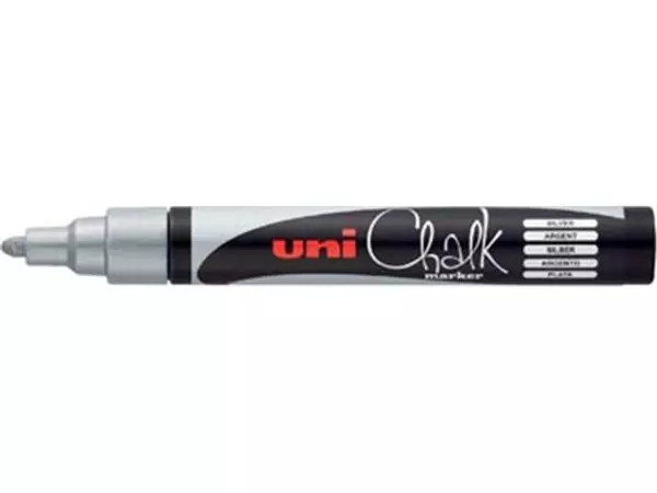 Een Uni-ball krijtmarker zilver, ronde punt 1,8 - 2,5 mm koop je bij ShopXPress