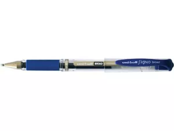 Een Uniball roller Signo Broad, 0,65 mm, blauw koop je bij ShopXPress