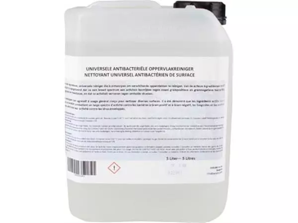 Een Universele antibacteriële oppervlaktereiniger, bidon van 5 liter koop je bij ShopXPress