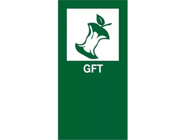 Een V-Part magneetsticker GFT, groen koop je bij ShopXPress