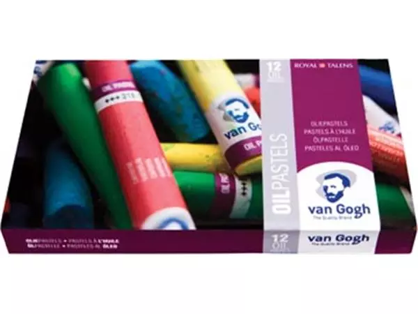 Een Van Gogh oliepastel starterset, doos met 12 pastels koop je bij ShopXPress