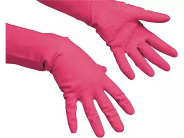 Een Vileda handschoenen Multi Purpose, latex, medium, rood koop je bij ShopXPress