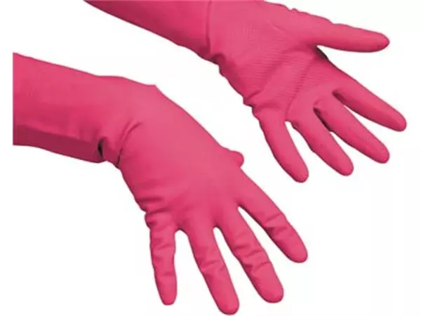Een Vileda handschoenen Multi Purpose, latex, small, rood koop je bij ShopXPress