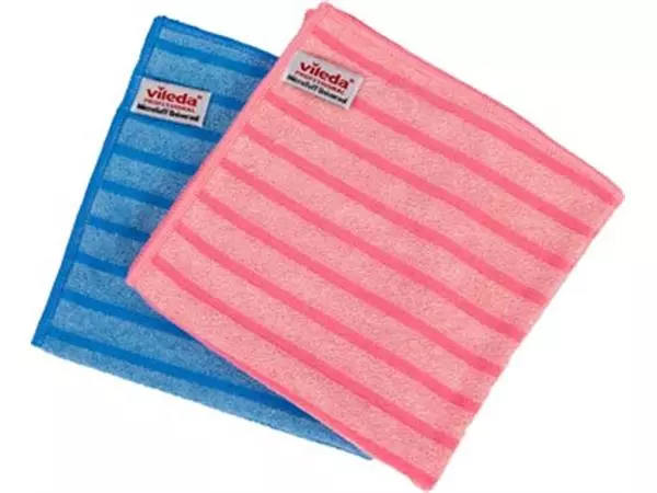 Een Vileda microvezeldoek Microtuff Universal, pak van 10 stuks, blauw koop je bij ShopXPress