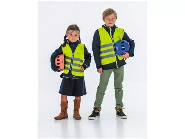 Een Wowow Schlamm Jacket fluohesje, geel, S (kind) koop je bij ShopXPress