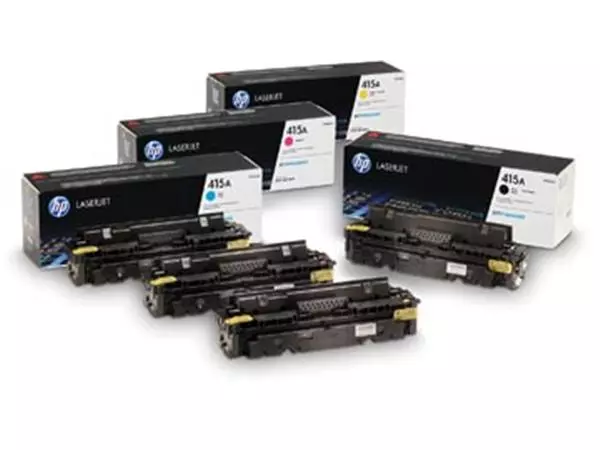 Een HP toner 415A, 2.100 pagina's, OEM W2033A, magenta koop je bij ShopXPress