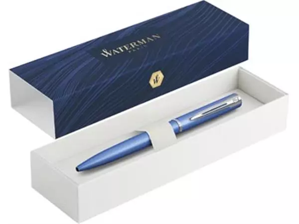 Een Waterman balpen Allure, medium punt, giftbox, blauw koop je bij ShopXPress