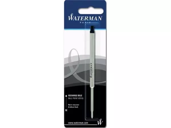 Een Waterman vulling voor balpen medium, zwart, op blister koop je bij ShopXPress