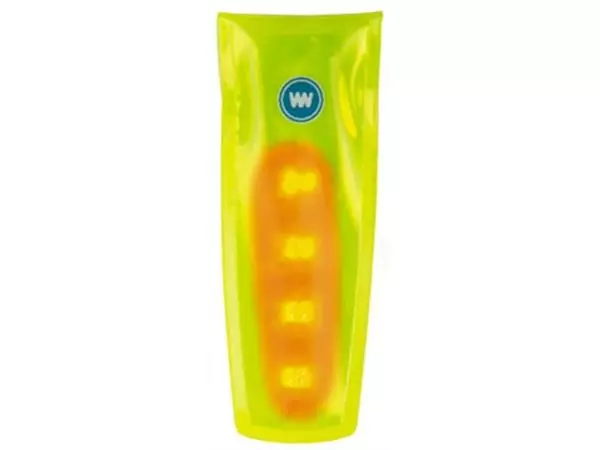 Een Wowow Multilight lampje, 4 rode leds, met velcrosluiting, met batterij koop je bij ShopXPress