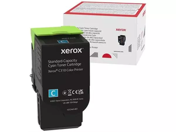 Een Xerox toner C310/C315, 2.000 pagina's, OEM 006R04357, cyaan koop je bij ShopXPress