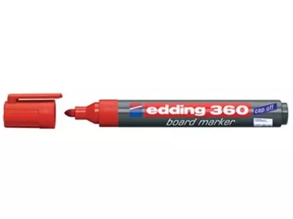 Een edding whiteboardmarker 360 rood koop je bij ShopXPress