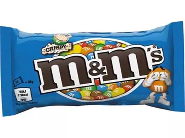 Een m&m's crispy, zakje van 36 g, pak van 24 stuks koop je bij ShopXPress