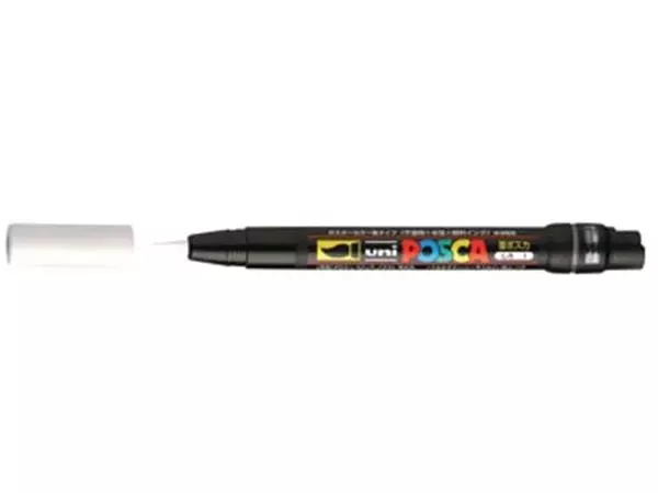 Een uni-ball Paint Marker op waterbasis Posca Brush wit koop je bij ShopXPress