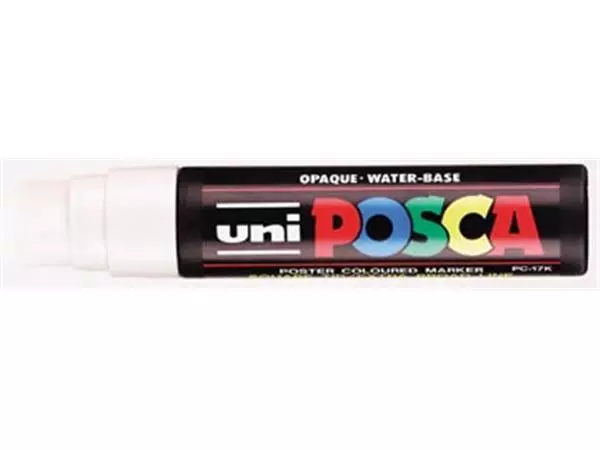 Een uni-ball Paint Marker op waterbasis Posca PC-17K wit koop je bij ShopXPress
