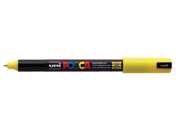 Een uni-ball Paint Marker op waterbasis Posca PC-1MR geel koop je bij ShopXPress