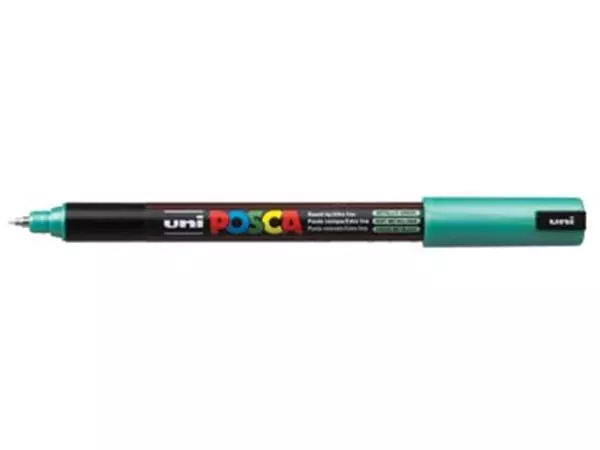Een uni-ball Paint Marker op waterbasis Posca PC-1MR metaalgroen koop je bij ShopXPress