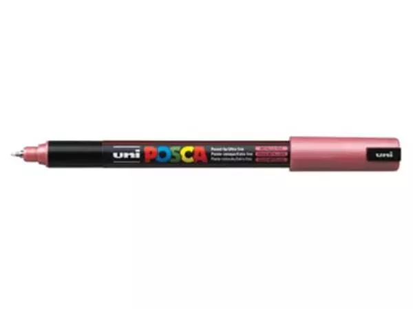 Een uni-ball Paint Marker op waterbasis Posca PC-1MR metaalrood koop je bij ShopXPress