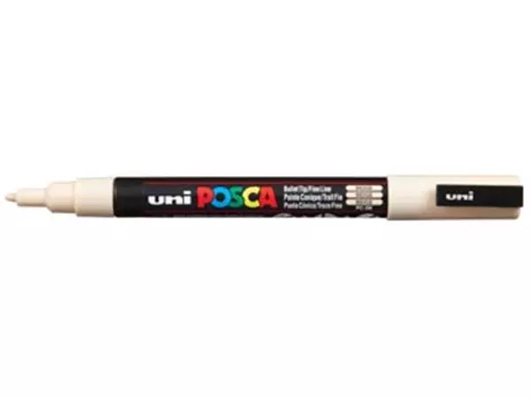 Een uni-ball Paint Marker op waterbasis Posca PC-3M beige koop je bij ShopXPress