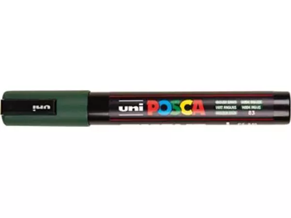 Een uni-ball Paint Marker op waterbasis Posca PC-5M Engels groen koop je bij ShopXPress
