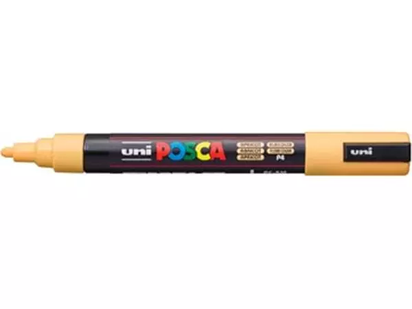 Een uni-ball Paint Marker op waterbasis Posca PC-5M abrikoos koop je bij ShopXPress