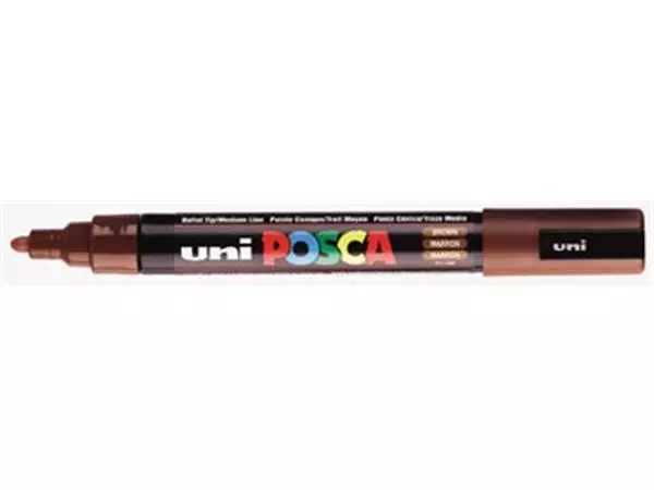 Een uni-ball Paint Marker op waterbasis Posca PC-5M bruin koop je bij ShopXPress