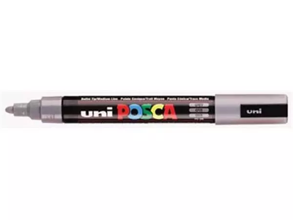 Een uni-ball Paint Marker op waterbasis Posca PC-5M grijs koop je bij ShopXPress