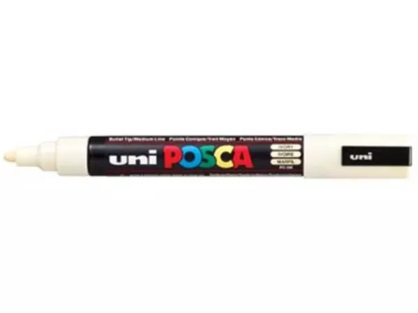 Een uni-ball Paint Marker op waterbasis Posca PC-5M ivoor koop je bij ShopXPress