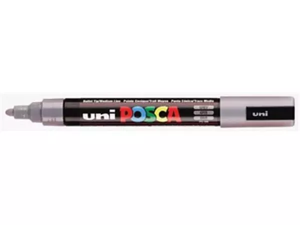 Een uni-ball Paint Marker op waterbasis Posca PC-5M leigrijs koop je bij ShopXPress