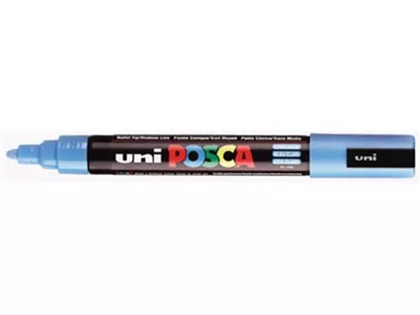 Een uni-ball Paint Marker op waterbasis Posca PC-5M lichtblauw koop je bij ShopXPress