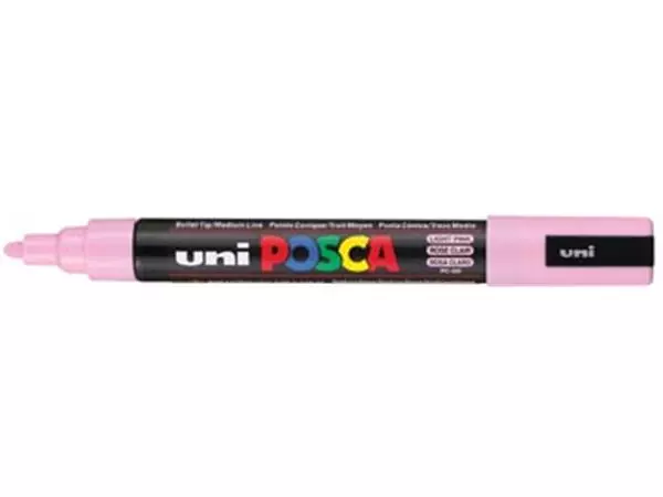 Een uni-ball Paint Marker op waterbasis Posca PC-5M lichtroze koop je bij ShopXPress