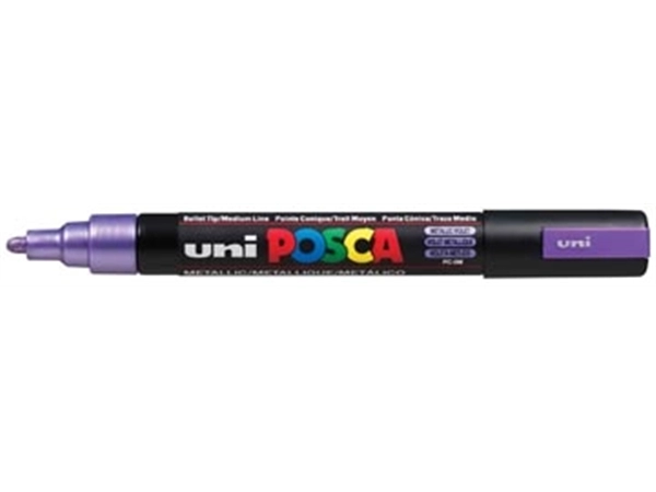 Buy your uni-ball Paint Marker op waterbasis Posca PC-5M metaalpaars at Supplierz BV