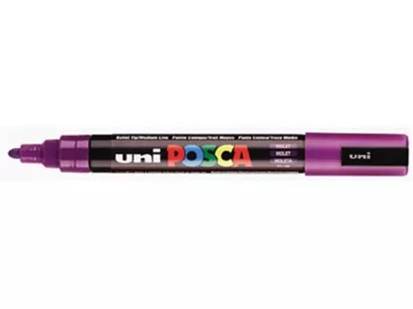 Een uni-ball Paint Marker op waterbasis Posca PC-5M paars koop je bij ShopXPress