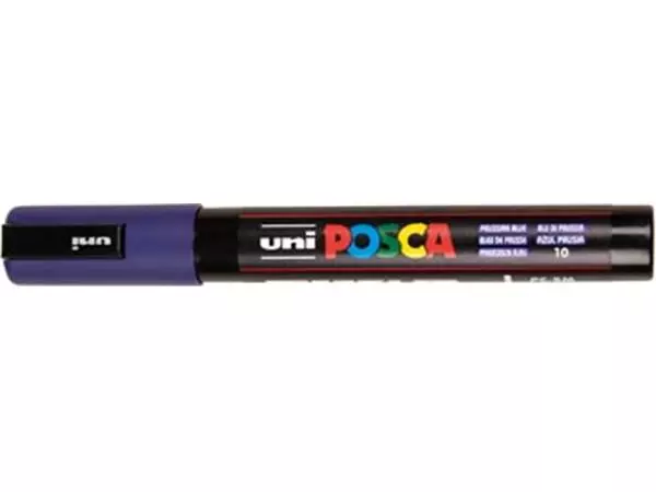 Een uni-ball Paint Marker op waterbasis Posca PC-5M pruisisch blauw koop je bij ShopXPress