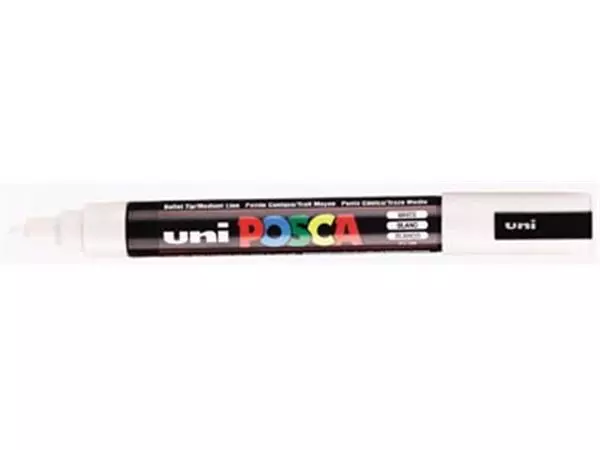 Een uni-ball Paint Marker op waterbasis Posca PC-5M wit koop je bij ShopXPress