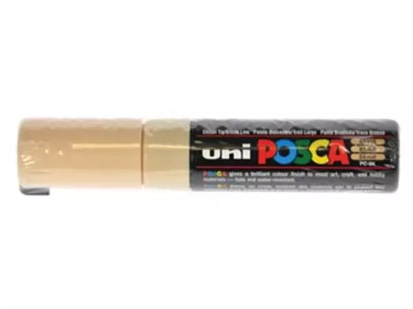 Een uni-ball Paint Marker op waterbasis Posca PC-8K beige koop je bij ShopXPress