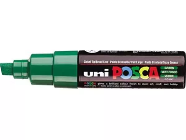 Een uni-ball Paint Marker op waterbasis Posca PC-8K donkergroen koop je bij ShopXPress