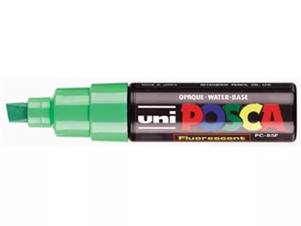Een uni-ball Paint Marker op waterbasis Posca PC-8K fluo groen koop je bij ShopXPress