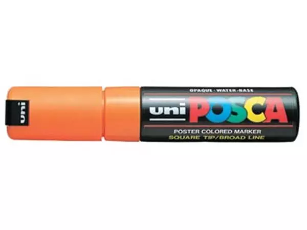 Een uni-ball Paint Marker op waterbasis Posca PC-8K fluo oranje koop je bij ShopXPress