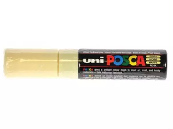 Een uni-ball Paint Marker op waterbasis Posca PC-8K ivoor koop je bij ShopXPress