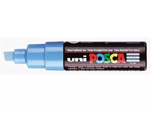 Een uni-ball Paint Marker op waterbasis Posca PC-8K lichtblauw koop je bij ShopXPress