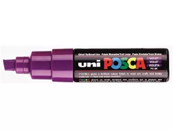 Een uni-ball Paint Marker op waterbasis Posca PC-8K paars koop je bij ShopXPress